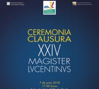 Cerimònia de Clausura de la XXIV Edició del Màster en Propietat Industrial i Intel&middot;lectual - Magister Lvcentinvs