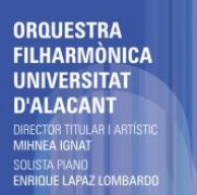 Comienzan los conciertos de primavera de La Orquesta Filarmónica de la UA junto al pianista Enrique Lapaz Lombardo