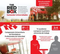 La Universitat d'Alacant acull la iniciativa Motorhome del Banc de Santander per a fomentar l'ocupació juvenil