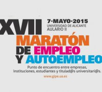 La Universitat d'Alacant celebra dijous el XVII Marató d'Ocupació i Autoocupació