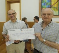 La Universitat d'Alacant lliura la recaptació del concert benèfic de l'OFUA patrocinat per Hidraqua al Banc d'Aliments