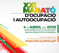 La Marató d'Ocupació i Autoocupació de la Universitat d'Alacant fa la XXI edició el dijous 4 d'abril