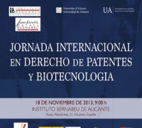 JORNADA INTERNACIONAL EN DRET DE PATENTS I BIOTECNOLOGIA