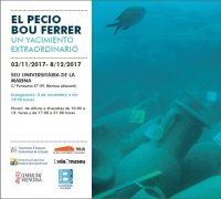 La Seu Universitària de la Marina acull una exposició sobre el derelicte Bou Ferrer
