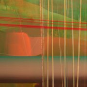 Pintura i fils formen "De l'espai filat", una original mostra de Mónica Jover en el MUA
