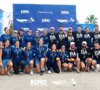 El equipo de remo femenino de la UA, campeón de la Liga SUMA de Remo de Banco Fijo