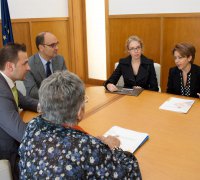 La Fundación General de la Universidad de Alicante y CREAMA firman un convenio de colaboración para fomentar el empleo cualificado en Europa.