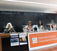La rectora, Amparo Navarro, inaugura en la UA un Congreso Internacional sobre Lenguaje y Derecho en en la era de la Migración